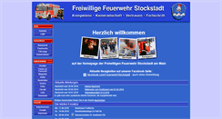 Desktop Screenshot of ffw-stockstadt.de